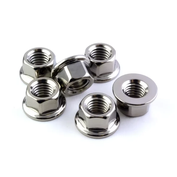 R&G Titanium Sprocket Nuts M10X1.25 (5-piece set) for Aprilia RS 660 '2023 Model - Colour : Titanium