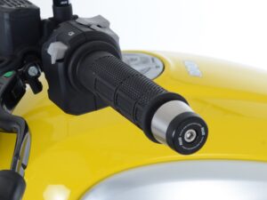Bar End Sliders for the Ducati Scrambler 1100 ’18-25, Scrambler 1100 Pro ’20-25, Diavel 1260 (S) ’21-, Diavel V4 ’23- and 7 others.