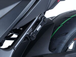 Rear Foot Rest Blanking Plates for Suzuki GSR750 (’11-), GSX-S750 ’17- ’24 and GSX250R ’17-models.