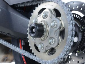Swingarm Protectors for the Norton V4SV ’22- ’24/V4CR ’23- ’24, Ducati Multistrada 1200 ’10-’15, Multistrada 1260S ’18- and Ducati Supersport (S) ’17-’20, Supersport 950 S ’21-, Panigale V2 ’20- ’24 & Streetfighter V2 ’22- ’24 models