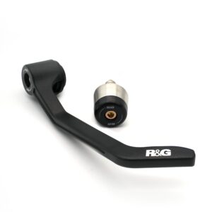 R&G Interlock Brake Lever Guard & LHS Bar End Slider for Aprilia RSV4 RF/RR '09-'14, Tuono '06- '24, Tuareg 660 '22-, Tuareg 660 Rally '25-, Ducati Panigale 959 '16- & Panigale V2 ‚Äô20- '24