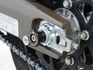 Spindle Sliders for Ducati Multistrada V2(S) ’22- ’24, Ducati DesertX ’22-25, Ducati Monster 821 ‘ 14-,  Ducati 959 Panigale ’16- & Multistrada 950 ’17- ’21/950S ’19-’21