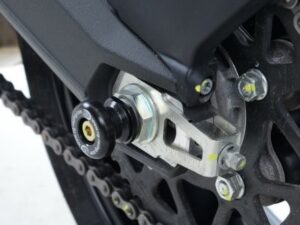 Spindle Sliders for Ducati Scrambler ’15-,Urban Enduro ’15-’17, Monster 797 ’17- , Scrambler 1100 ’18-25, Scrambler 1100 Pro ’20-25 & Desert Sled ’18-